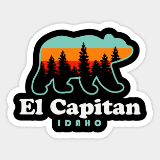 El Capitan Idaho Hike Alice Lake Bear Sticker